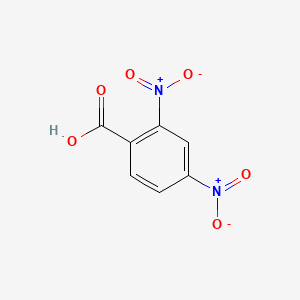 Chemical structure of 2,4-Dinitrobenzoic acid