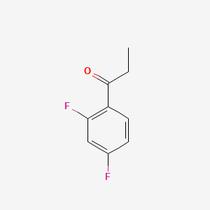 Chemical structure of 2',4'-Difluoropropiophenone