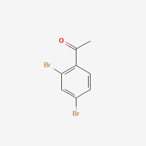 Chemical structure of 2',4'-Dibromoacetophenone