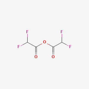 Chemical structure of Difluoroacetic Anhydride