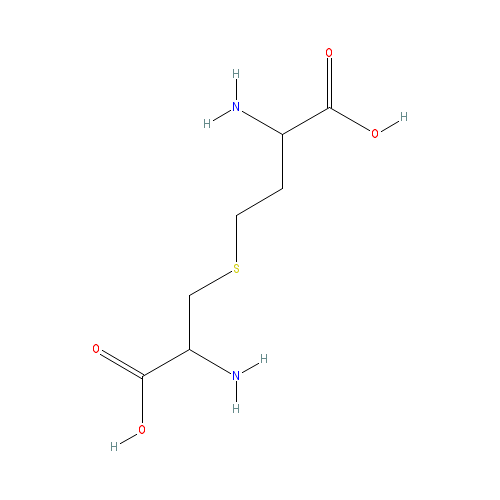 Chemical structure of Cystathionine