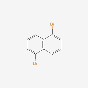 Chemical structure of 1,5-Dibromonaphthalene