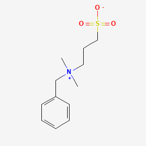 Chemical structure of 3-(Benzyldimethylammonio)propanesulfonate