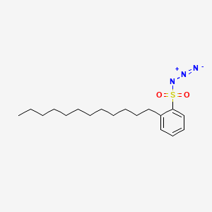 Chemical structure of Dodecylbenzenesulfonyl azide