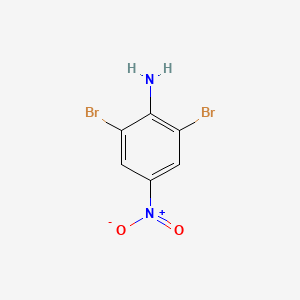 Chemical structure of 2,6-Dibromo-4-nitroaniline