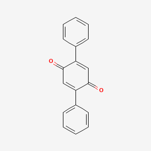 Chemical structure of 2,5-Diphenyl-1,4-benzoquinone