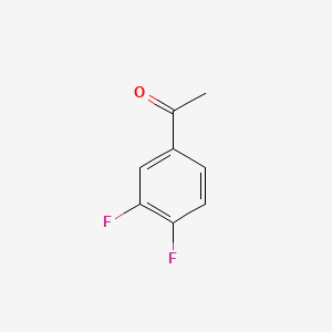 Chemical structure of 3',4'-Difluoroacetophenone