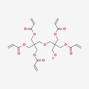 Chemical structure of Dipentaerythritol penta-/hexa-acrylate