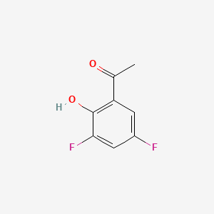 Chemical structure of 3',5'-Difluoro-2'-hydroxyacetophenone