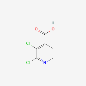 Chemical structure of 2,3-Dichloropyridine-4-carboxylic acid