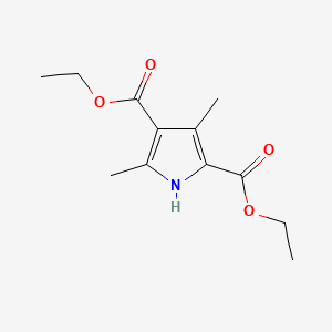 Chemical structure of Diethyl 2,4-dimethylpyrrole-3,5-dicarboxylate