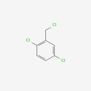 Chemical structure of 2,5-Dichlorobenzyl chloride