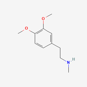 Chemical structure of 2-(3,4-Dimethoxyphenyl)-N-methylethylamine