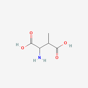 Chemical structure of DL-threo-β-Methylaspartic acid