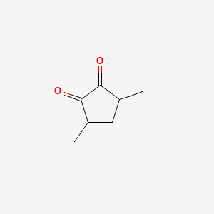 Chemical structure of 3,5-Dimethyl-1,2-cyclopentadione