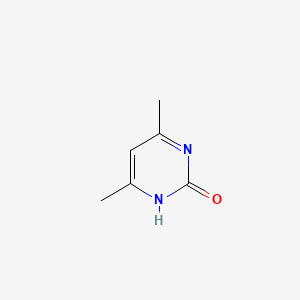 Chemical structure of 4,6-Dimethyl-2-hydroxypyrimidine