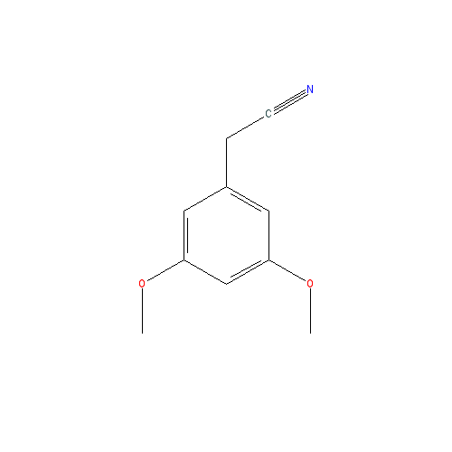Chemical structure of 3,5-Dimethoxyphenylacetonitrile