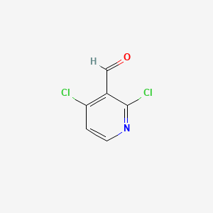 Chemical structure of 2,4-Dichloropyridine-3-carbaldehyde
