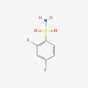 Chemical structure of 2,4-Difluorobenzenesulfonamide
