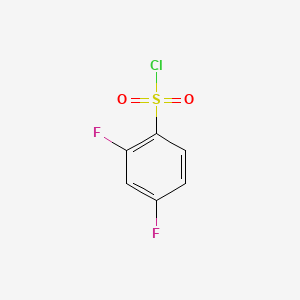 Chemical structure of 2,4-Difluorobenzenesulfonyl chloride
