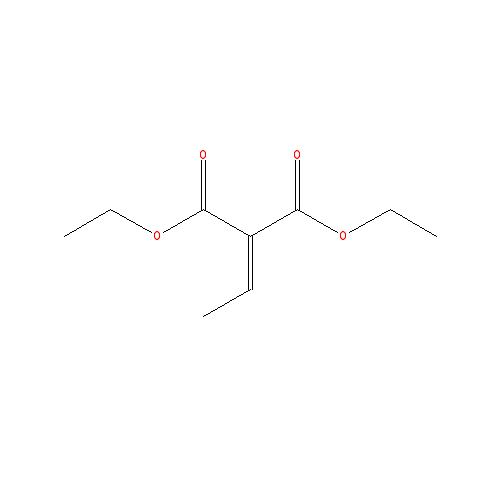Chemical structure of Diethyl ethylidenemalonate