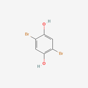 Chemical structure of 2,5-Dibromohydroquinone