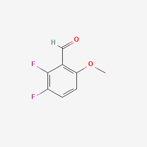 Chemical structure of 5,6-Difluoro-o-anisaldehyde