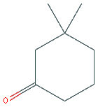 Chemical structure of 3,3-Dimethylcyclohexanone