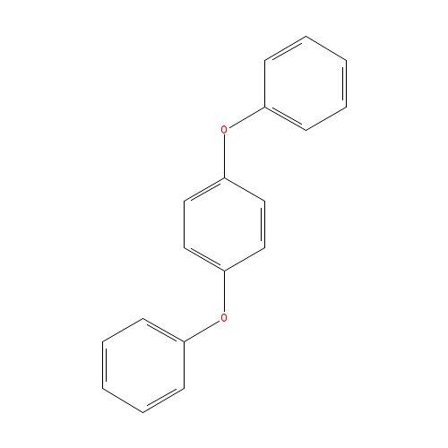 Chemical structure of 1,4-Diphenoxybenzene