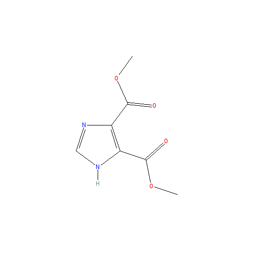 Chemical structure of Dimethyl 4,5-imidazoledicarboxylate