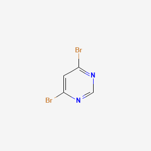 Chemical structure of 4,6-Dibromopyrimidine