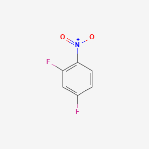Chemical structure of 2,4-Difluoronitrobenzene