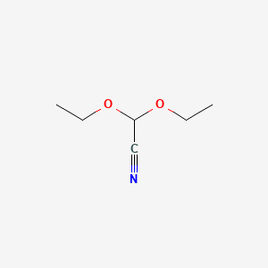 Chemical structure of Diethoxyacetonitrile