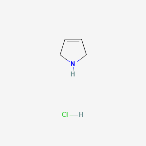 Chemical structure of 3-Pyrroline Hydrochloride
