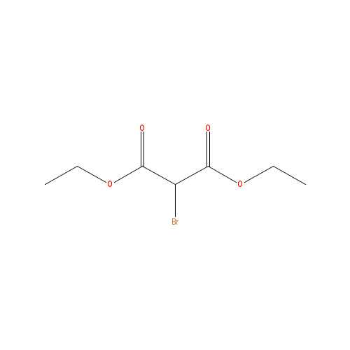 Chemical structure of Diethyl bromomalonate