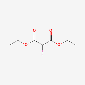 Chemical structure of Diethyl fluoromalonate