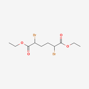 Chemical structure of 1,6-Diethyl 2,5-dibromohexanedioate