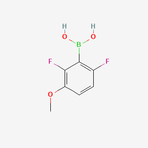Chemical structure of 2,6-Difluoro-3-methoxybenzeneboronic acid