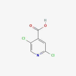 Chemical structure of 2,5-Dichloropyridine-4-carboxylic acid