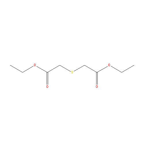Chemical structure of Diethyl thioglycolate
