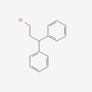 Chemical structure of 3,3-Diphenylpropyl Bromide