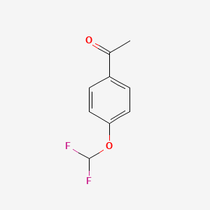 Chemical structure of 4'-(Difluoromethoxy)acetophenone