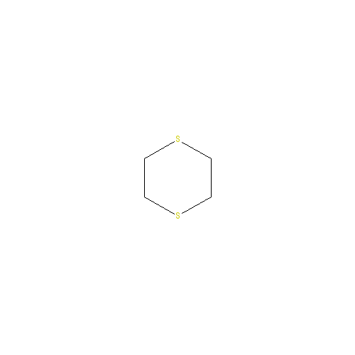 Chemical structure of 1,4-Dithiane