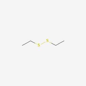Chemical structure of Diethyl disulfide
