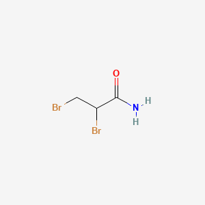 Chemical structure of 2,3-Dibromopropionamide