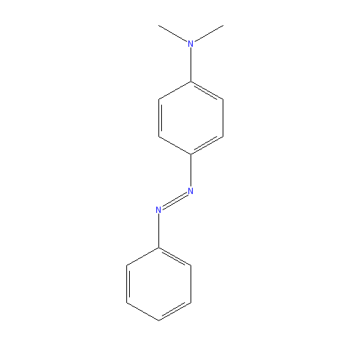 Chemical structure of Dimethyl yellow