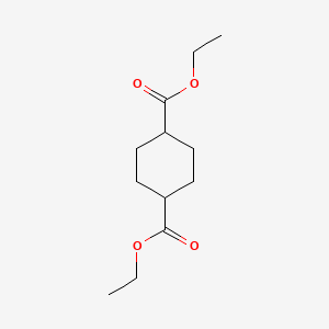 Chemical structure of Diethyl trans-1,4-Cyclohexanedicarboxylate