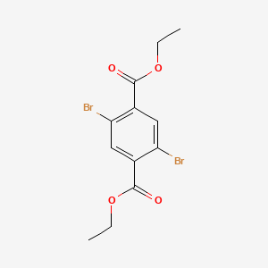 Chemical structure of Diethyl 2,5-Dibromoterephthalate
