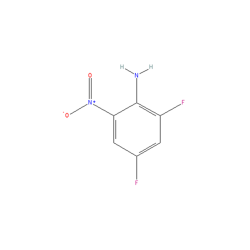 Chemical structure of 2,4-Difluoro-6-nitroaniline