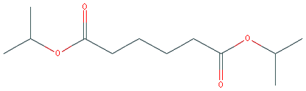 Chemical structure of Diisopropyl Adipate